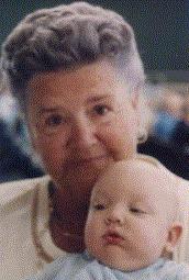 [picture of great-grandma and Bryan]