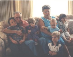 [picture of great grandparents and great grandkids]